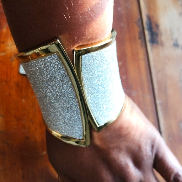 Goldtone Cuff Bracelet - Picture 8 of 11